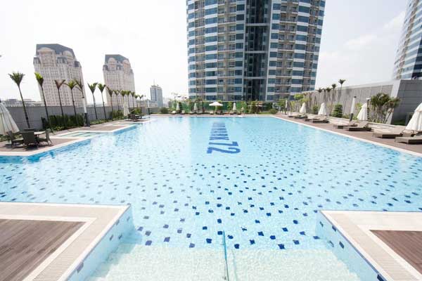 Bể bơi đẹp nhất ở Hà Nội - keangnam - thắng lợi - 2
