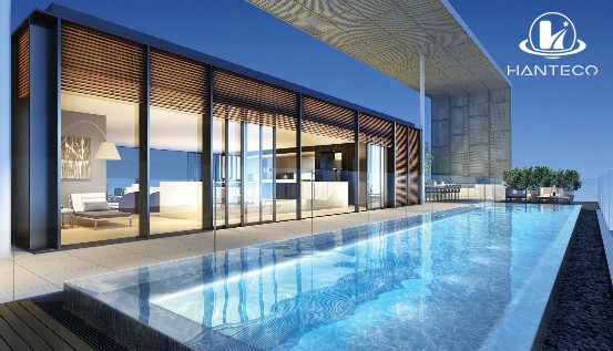 thiết kế bể bơi penthouse 7