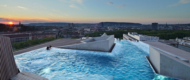 top 10 bể bơi trên mái view đẹp