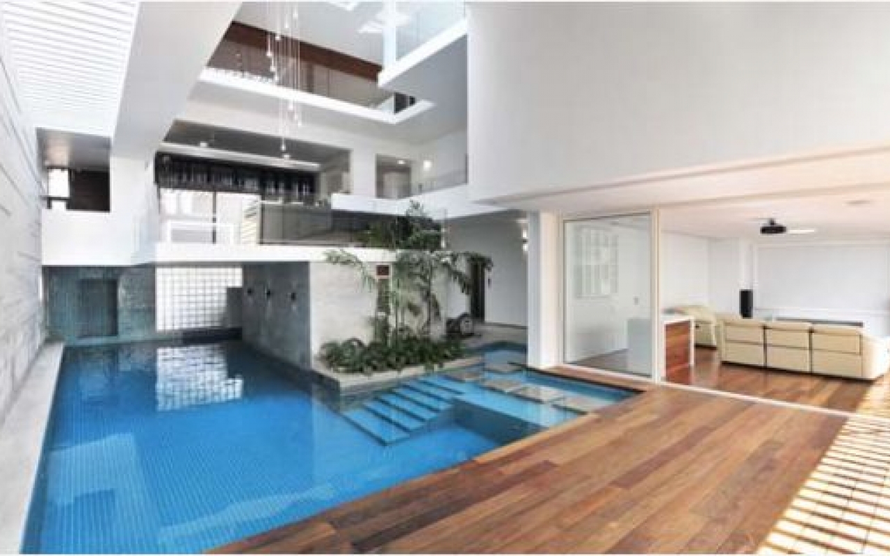 Y tưởng thiết kế hồ bơi trong nhà