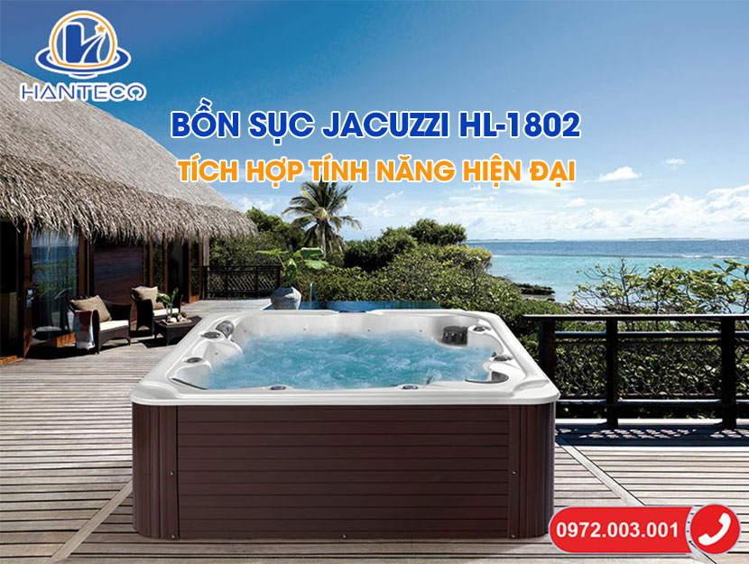 Bồn sục jacuzzi HL-1802 chính hãng, chất lượng cao