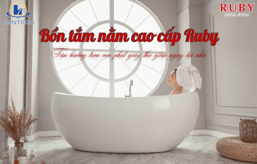 Bồn tắm nằm nhập khẩu Ruby