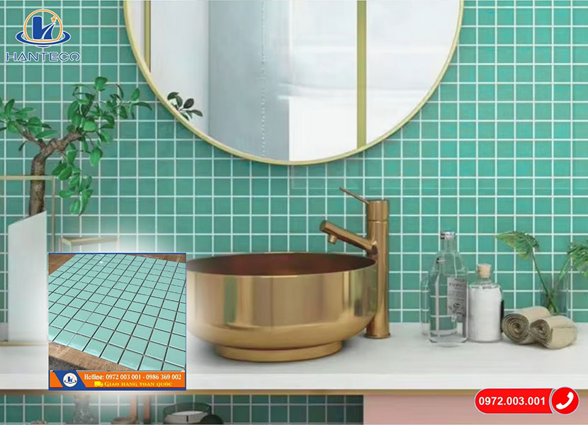 Gạch mosaic gốm ốp nhà tắm