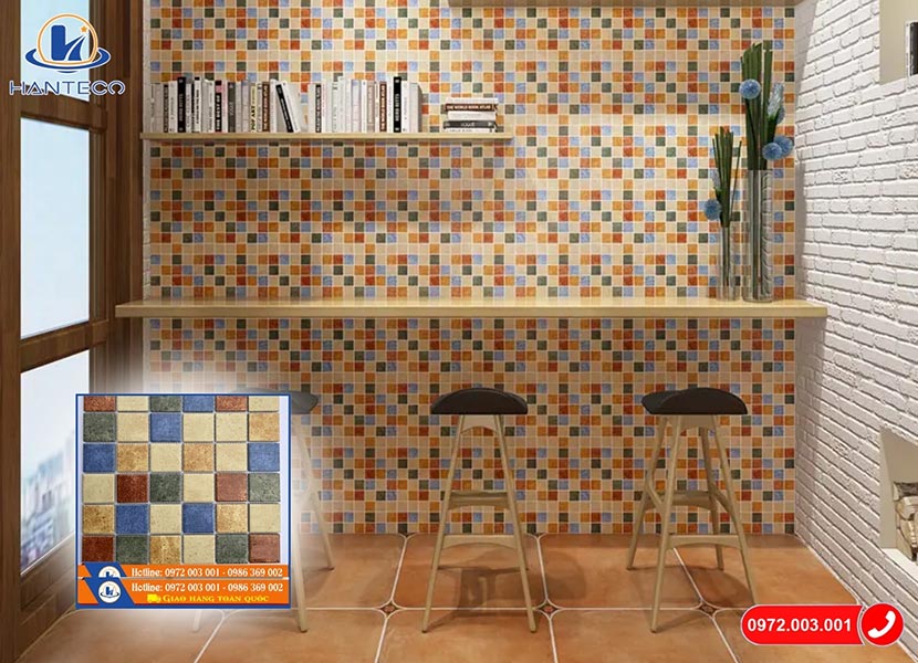 Gạch mosaic gốm ốp lát nội ngoại thất
