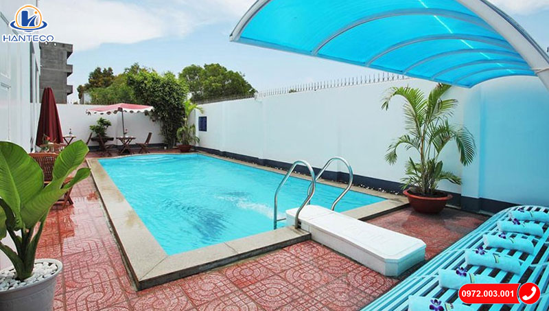 Lắp đặt m&aacute;y lọc hồ bơi kh&ocirc;ng đường ống