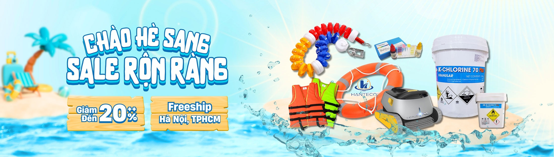 Banner khuyến mãi chào hè 2026