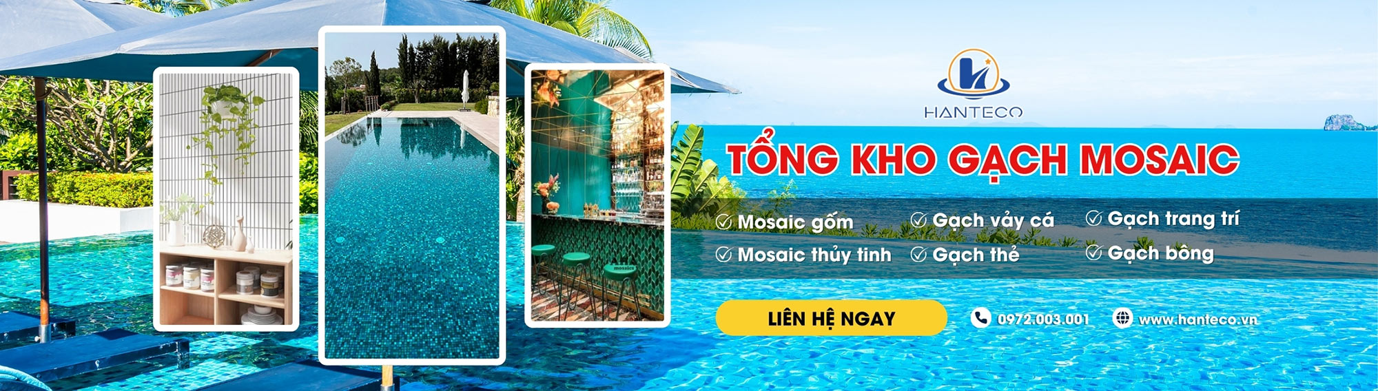 Banner tổng kho gạch mosaic