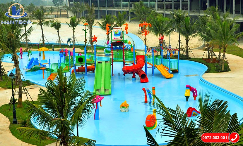 M&ocirc; h&igrave;nh c&ocirc;ng vi&ecirc;n nước khu vui chơi trẻ em