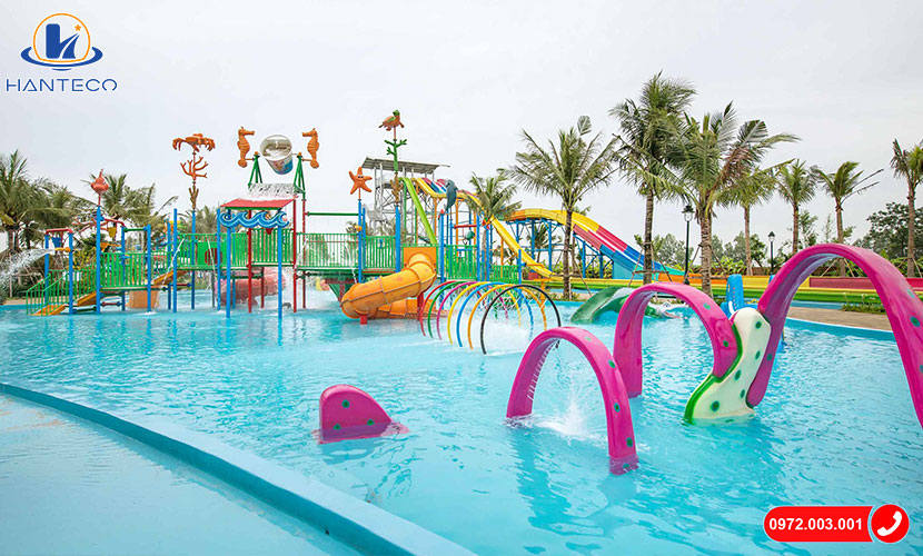 M&ocirc; h&igrave;nh c&ocirc;ng vi&ecirc;n nước khu vui chơi trẻ em