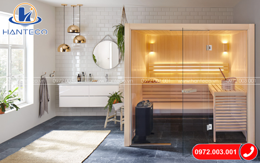 mẫu thiết kế ph&ograve;ng x&ocirc;ng hơi 1