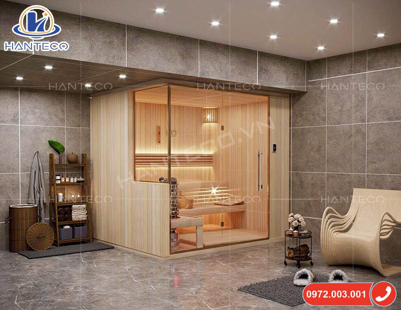 mẫu thiết kế ph&ograve;ng x&ocirc;ng hơi 9