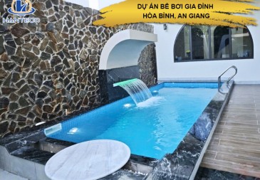 Dự án bể bơi gia đình An Giang - Tối ưu không gian & trải nghiệm
