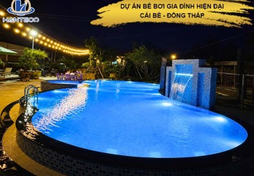 Hoàn thiện dự án bể bơi Cái Bè - Định hình phong cách sống