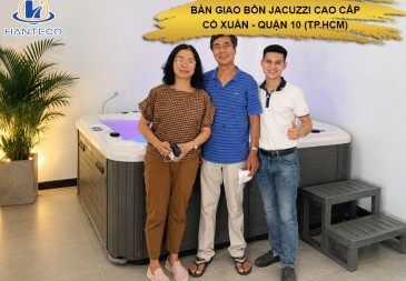 Bàn giao bồn sục Jacuzzi cao cấp tại Quận 10 - TP.HCM